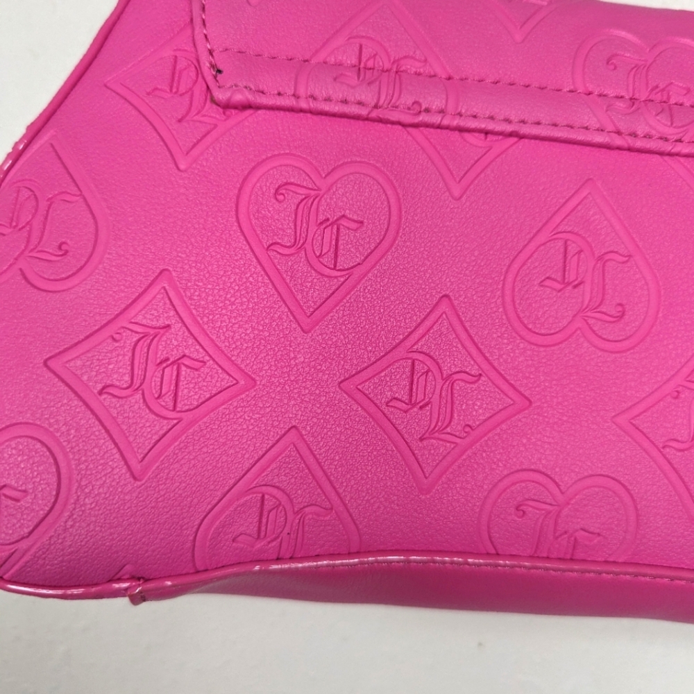 Juicy Couture Bag Small Pink W/Chain Strap - Picture 6 of 12